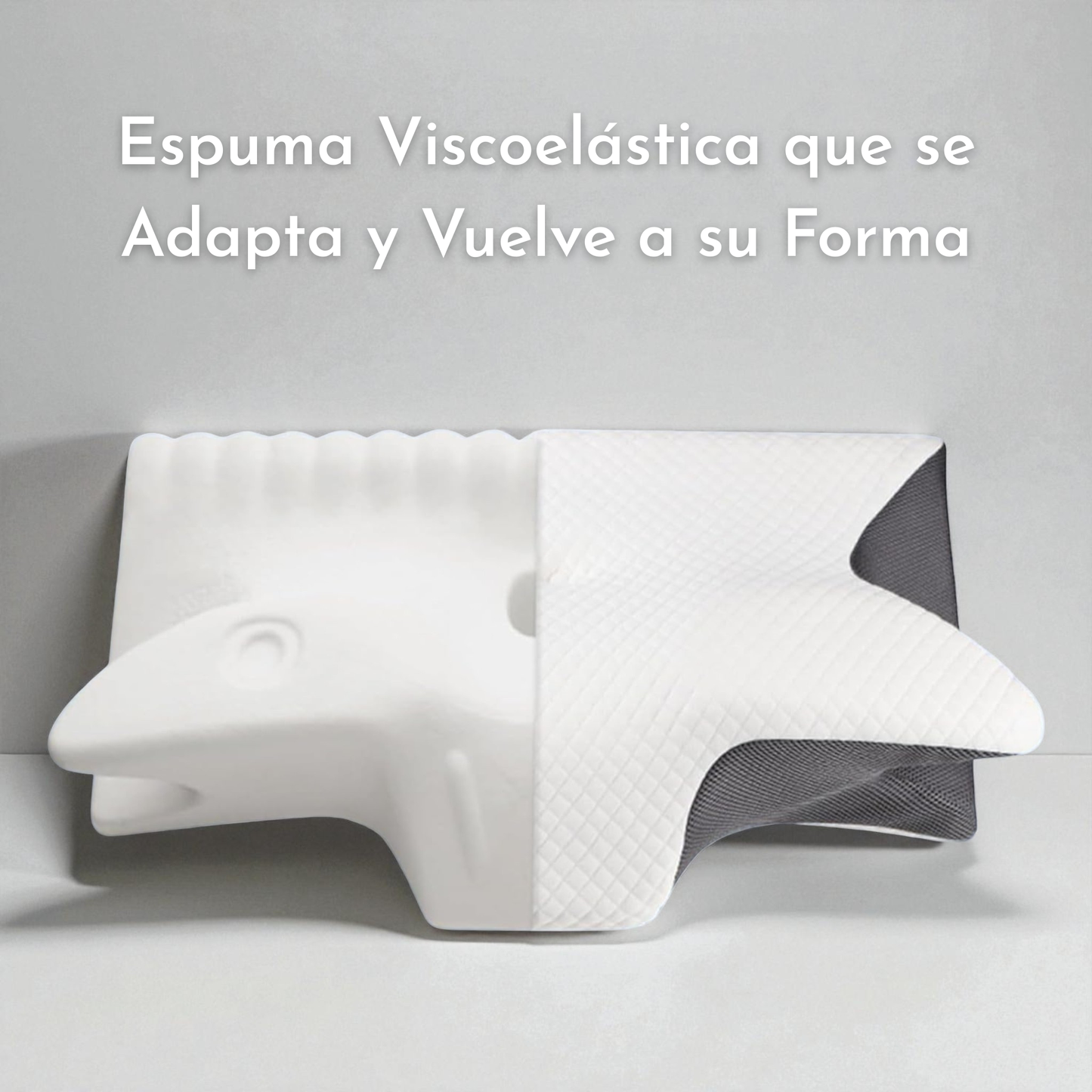 CerviCalm™ – Almohada Cervical Ergonómica