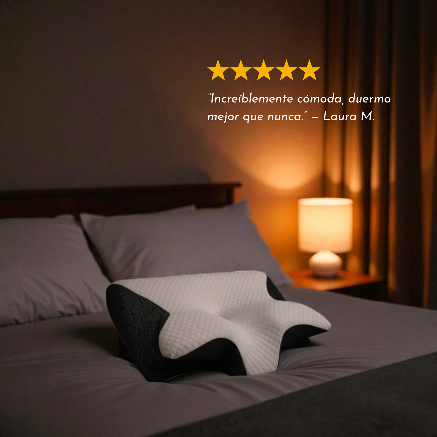 CerviCalm™ – Almohada Cervical Ergonómica